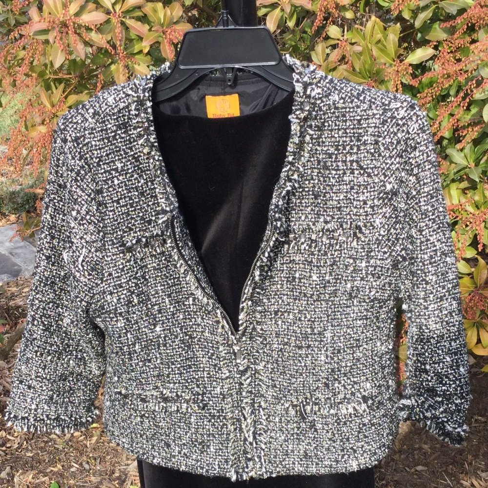 Ruby Rd Beaded Metallic Jacket - image 3